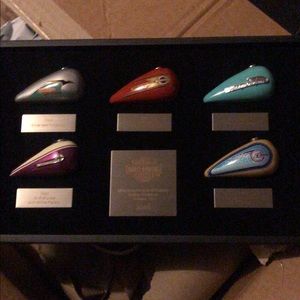 Harley Davidson collectible holiday gas tanks 2005